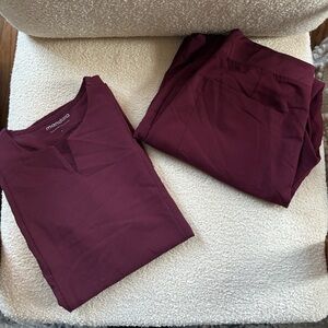 Mandala Maroon Scrubs